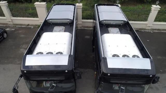 舟山有氫能源公共汽車，前兩輛車現已交付