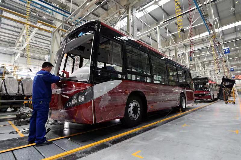宇通新能源車生產車間