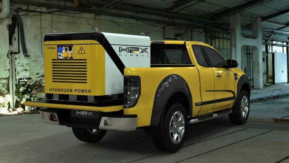 預計明年4月發售，H2X公司氫燃料電動皮卡發布.jpg